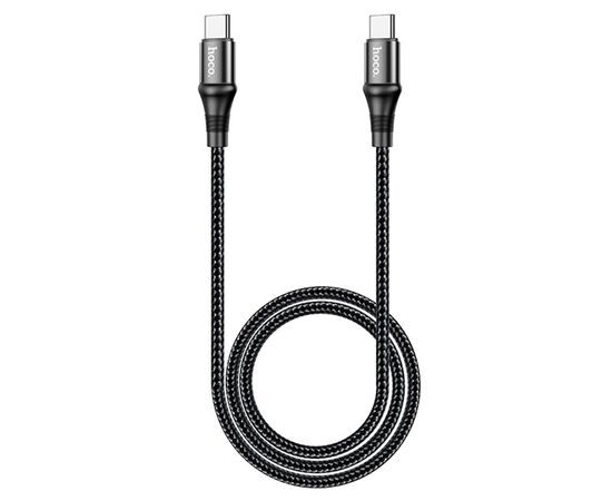  Кабель USB-C HOCO X50 Exquisito Type-C - Type-C, 5A, 1 м, черный 