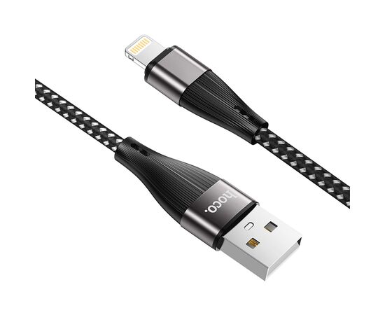  Кабель USB HOCO X57 Blessing USB - Lightning, 2.4А, 1 м, черный 