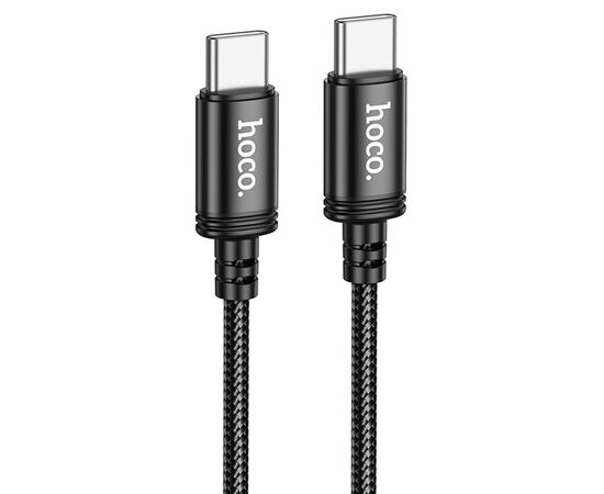  Кабель USB-C HOCO X89 Wind Type-C - Type-C, 60W, 1 м, черный 