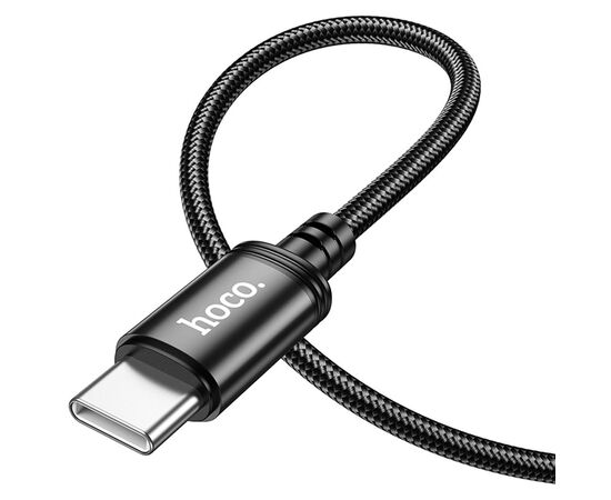  Кабель USB-C HOCO X89 Wind Type-C - Type-C, 60W, 1 м, черный 