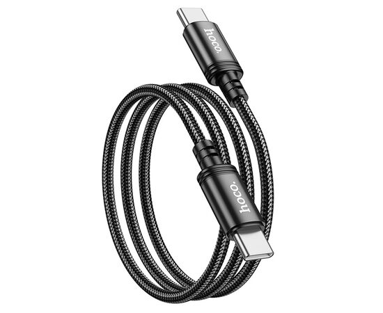 Кабель USB-C HOCO X89 Wind Type-C - Type-C, 60W, 1 м, черный 