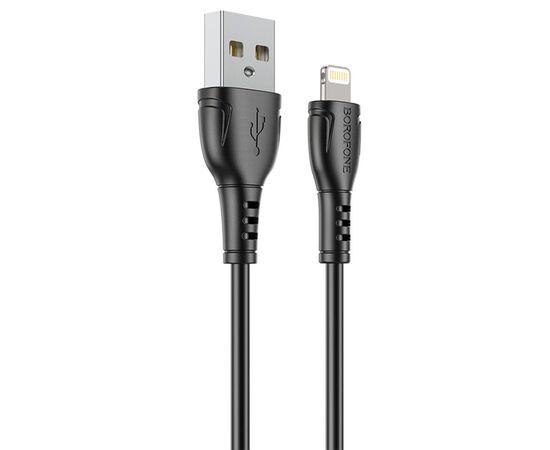  Кабель USB BOROFONE BX51 Triumph USB - Lightning, 2.4А, 1 м, черный 