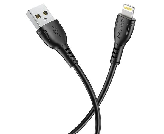  Кабель USB BOROFONE BX51 Triumph USB - Lightning, 2.4А, 1 м, черный 