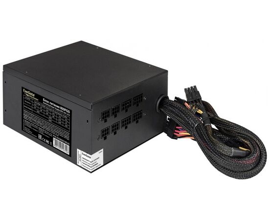  Блок питания Exegate Gaming Standard 800PGS EX285974RUS 800W RTL, ATX, black, APFC, 14cm, 24p+2*(4+4)p, PCI-E, 5SATA, 4IDE 