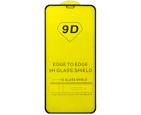  Защитное стекло 9D для Honor 8 Lite, Full Glue 2.5D, прозрачный+черная рамка 