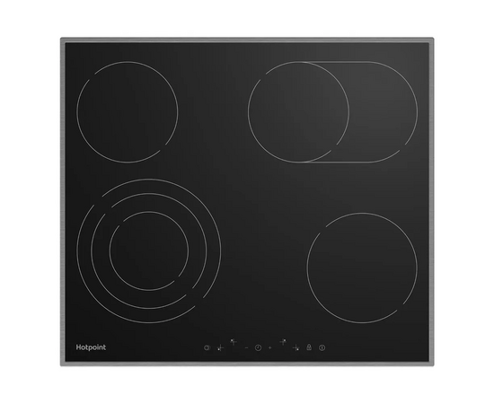  Варочная панель Hotpoint HR 6T7 X S черный 