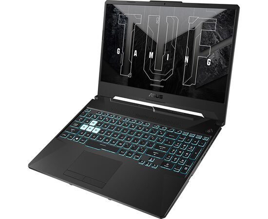 Ноутбук ASUS TUF A15 FA506NC-HN063 15.6" FHD IPS 250N 144Hz/R5-7535HS/16GB/512GB SSD/RTX 3050 4GB/DOS/Graphite Black 