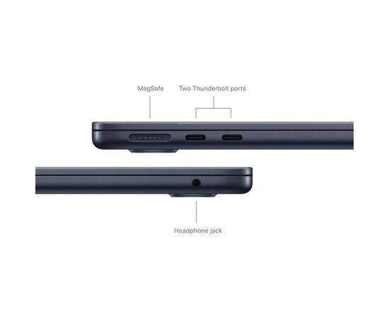  Ноутбук APPLE MacBook Air 13 (MRXW3ZP/A) M3/8Gb/512Gb SSD/MacOS/нужен переходник на EU/Midnight 