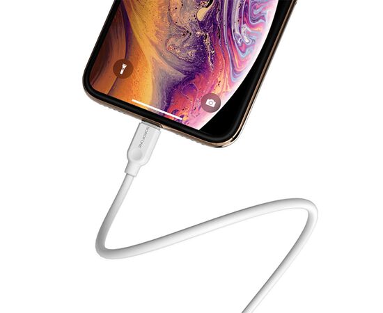  Кабель USB BOROFONE BX14 LinkJet USB - Lightning, 2.4А, 3 м, белый 
