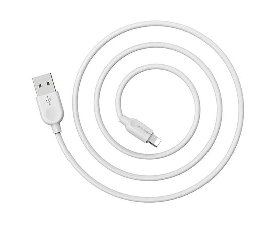  Кабель USB BOROFONE BX14 LinkJet USB - Lightning, 2.4А, 3 м, белый 