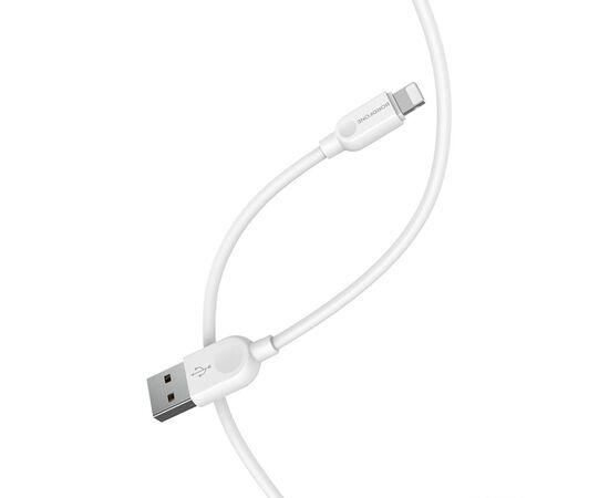  Кабель USB BOROFONE BX14 LinkJet USB - Lightning, 2.4А, 3 м, белый 
