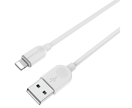  Кабель USB BOROFONE BX14 LinkJet USB - Lightning, 2.4А, 3 м, белый 