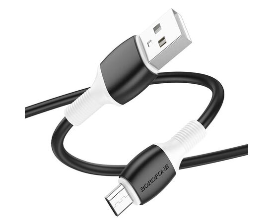  Кабель USB - micro USB Borofone BX84 100см 2,4A (black) (217540) 