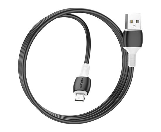  Кабель USB - micro USB Borofone BX84 100см 2,4A (black) (217540) 