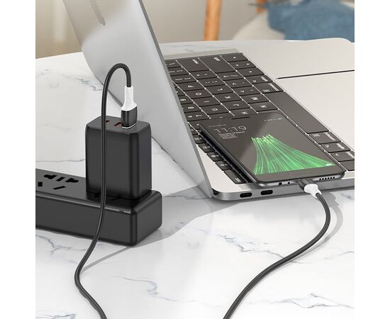  Кабель USB - micro USB Borofone BX84 100см 2,4A (black) (217540) 
