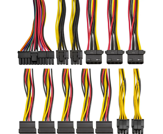  Блок питания ExeGate 600NPXE EX221639RUS-PC 600W (ATX, PPFC, PC, 12cm fan, 24pin, 2x(4+4)pin, 2xPCI-E, 5xSATA, 3xIDE, black) 
