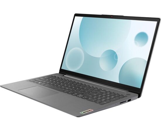  Ноутбук Lenovo IdeaPad 3 15IAU7 i3-1215U 8GB DDR5 256GB NVMe SSD INTEGRATED_GRAPHICS 15.6" FHD (1920x1080) IPS 300nits Free DOS PC-ABS (Top), PC-ABS (Bottom) Non-backlit, Russian 65W Round Tip (3-pin) 82RK013NRK 