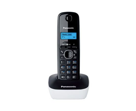  Радиотелефон Dect Panasonic KX-TG1611RUW белый/черный 