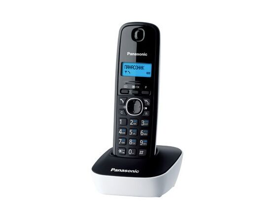  Радиотелефон Dect Panasonic KX-TG1611RUW белый/черный 