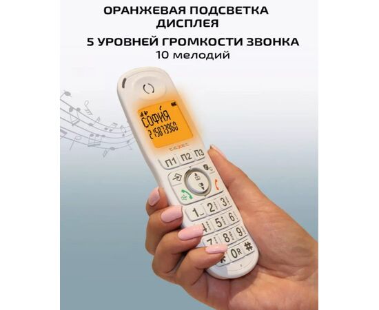  Телефон TEXET TX-D8905A белый (127224) 