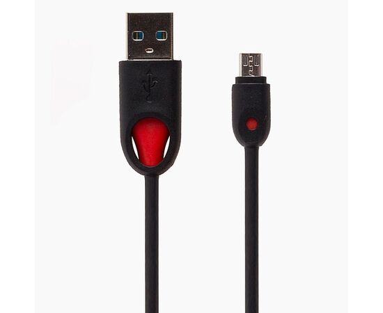  Кабель USB - micro USB Kurato RORI-M200 100см 2,5A  (black) (106671) 