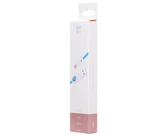  Кабель USB - micro USB Kurato RORI-M200 100см 2,5A  (black) (106671) 