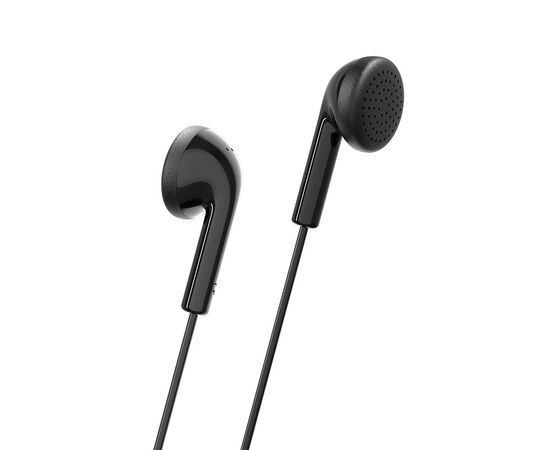  Наушники внутриканальные Borofone BM40, Bright sound, внутриканальные, мик, кнопка ответа, рег громкости, кабель 1.2м, цвет: чёрный (1/72/288) 