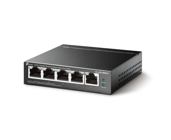 Коммутатор TP-Link (TL-SG1005LP) 5G 4PoE+ 40W неуправляемый 