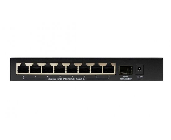 Коммутатор ORIGO OS1209P/80W/A1A 8x100Base-TX PoE+, 1x1000Base-X SFP 