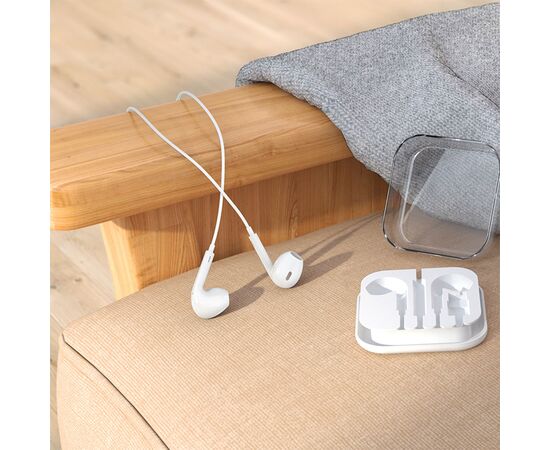  Проводные наушники BOROFONE BM30 Max Acoustic, Lightning, 1.2 м, белый 