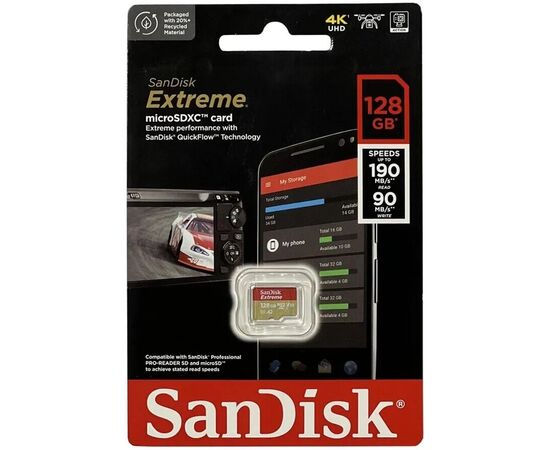  Карта памяти SANDISK SDSQXAO-128G-GN6ZG Micro SDXC 128GB UHS-I 