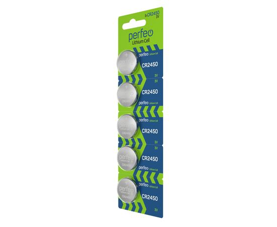  Батарейка Perfeo CR2450/5BL Lithium Cell 
