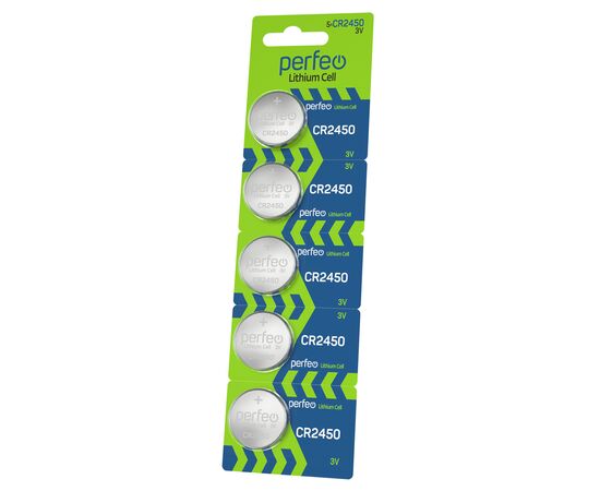  Батарейка Perfeo CR2450/5BL Lithium Cell 