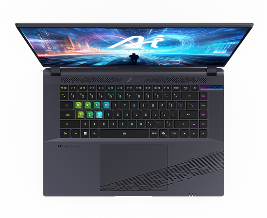  Ноутбук GIGABYTE Aorus 16X (9SG-43KZC54SD) Core i7-13650HX/16Gb/SSD1Tb/16.0"/RTX 4060/IPS/QHD/165Hz/noOS 