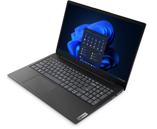  Ноутбук 15.6" TN FHD Lenovo V15 G4 AMN black AMD Ryzen 5 7520U/8Gb/256Gb SSD/VGA int/noOS (82YU000GPS) 