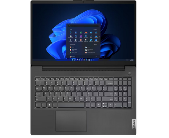  Ноутбук 15.6" TN FHD Lenovo V15 G4 AMN black AMD Ryzen 5 7520U/8Gb/256Gb SSD/VGA int/noOS (82YU000GPS) 