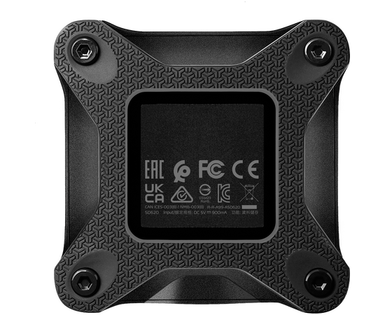  SSD A-DATA SD620 (SD620-512GCBK) 512GB, External, USB 3.2, R/W -550/500 MB/s черный 