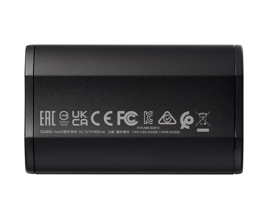  SSD A-DATA SD810 (SD810-1000G-CBK) 1TB, External, USB 3.2 Type-C, R/W -2000/2000 MB/s черный 