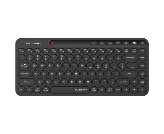  Клавиатура A4Tech Fstyler FBK36C AS черный USB беспроводная BT/Radio slim Multimedia 