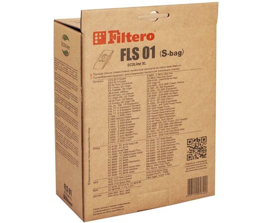  Бумажные пылесборники Filtero FLS 01 ECOLine (S-bag) (10+фильтр) 