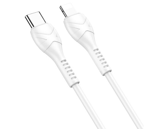  Кабель USB-C HOCO X37 Cool Type-C - Lightning, 1 м, белый 