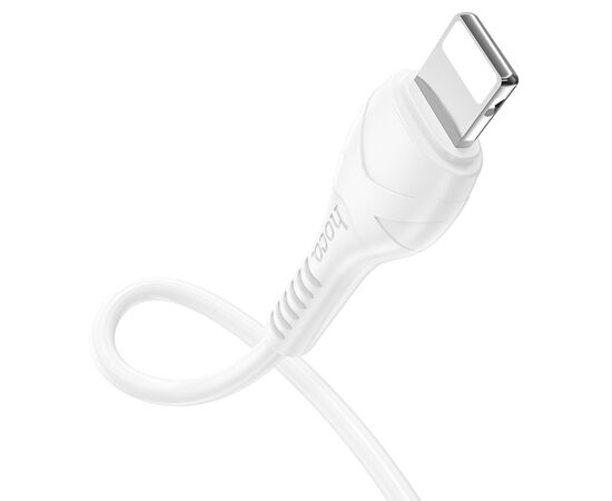  Кабель USB-C HOCO X37 Cool Type-C - Lightning, 1 м, белый 
