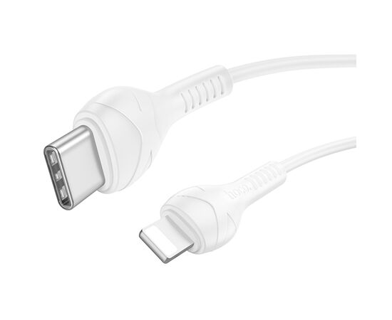  Кабель USB-C HOCO X37 Cool Type-C - Lightning, 1 м, белый 