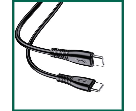 Кабель Type-C на Type-C Jokade JA043 (black) 