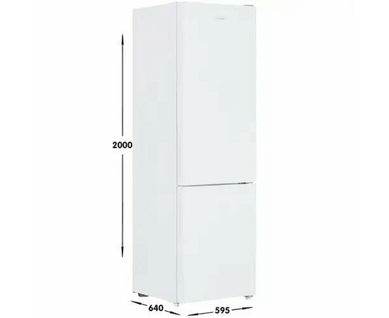  Холодильник MAUNFELD MFF200NFW Inverter 