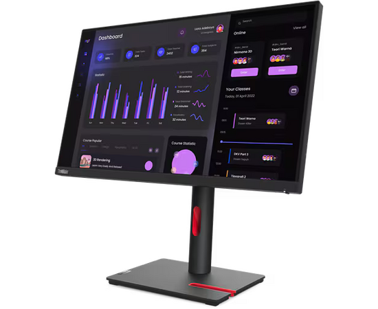  Монитор Lenovo ThinkVision T24i-30 (63CFMATXUK) 1920x1080, IPS, 1хHDMI, черный 