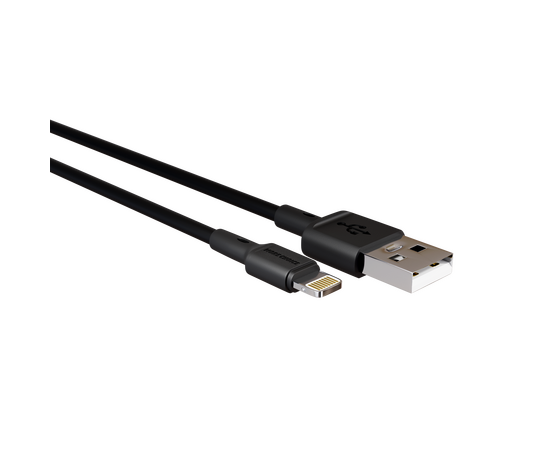  Дата-кабель USB 2.0A для Lightning 8-pin More choice K14i TPE 0.25м (Black) 