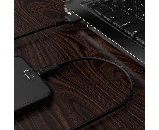 Дата-кабель USB 2.0A для micro USB Borofone BX1 TPE 1м (Black) 