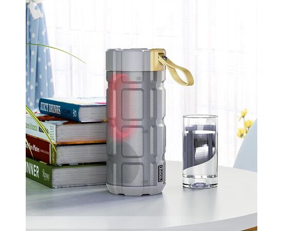  Колонка Bluetooth 5.0 2*5W 2400mAh Hoco HC7 (Grey) 