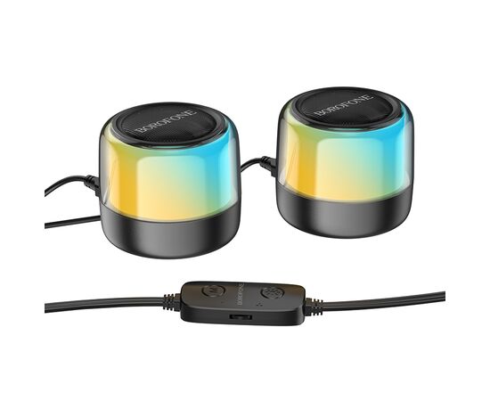  Колонка Bluetooth 5.2 5W*2 Borofone BP12 (Black) 